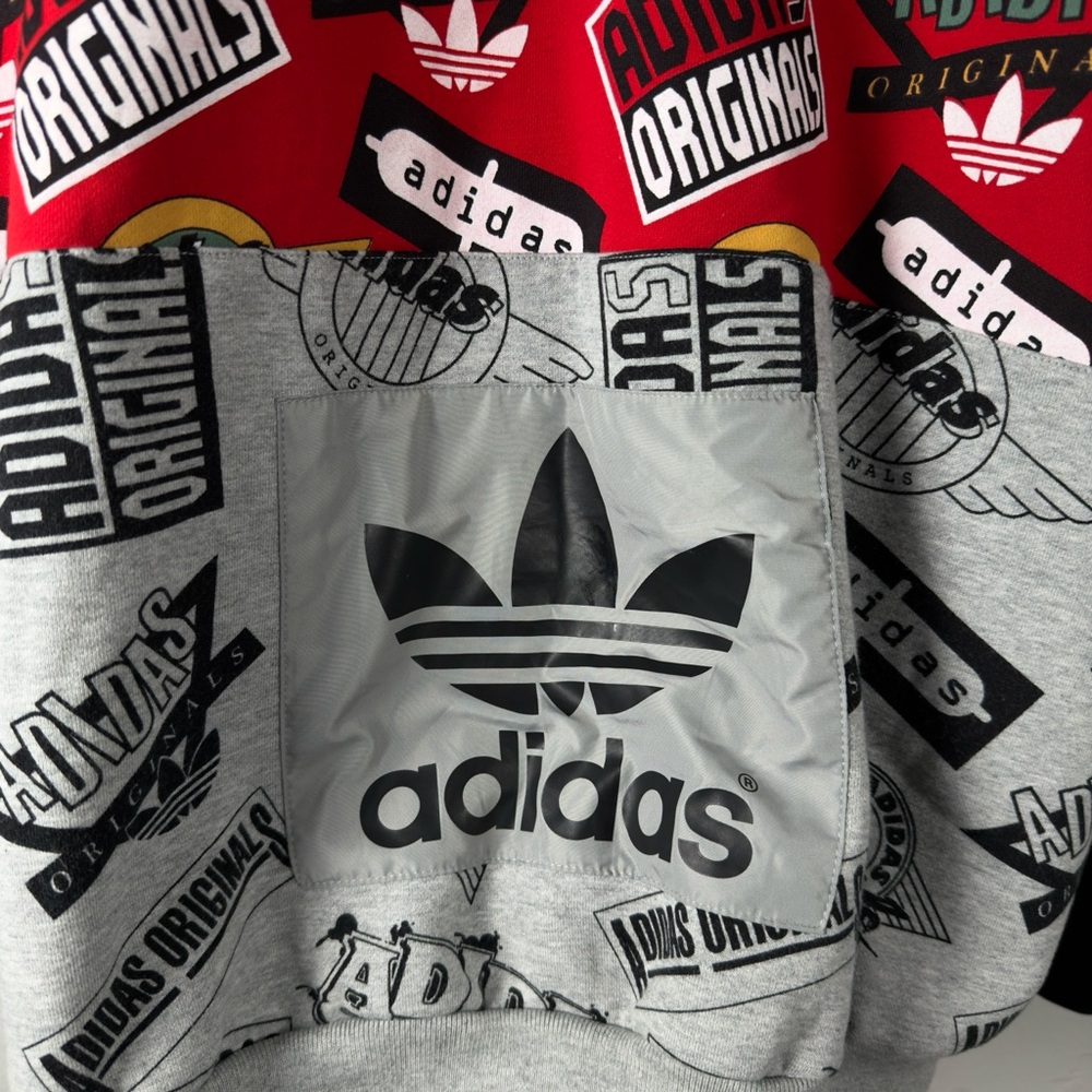 RARE VINTAGE ADIDAS ORIGINALS X NIGO 25TH ANNIVERSARY JAMS BLOCKED CREWNECK 2XL - Picture 11 of 12